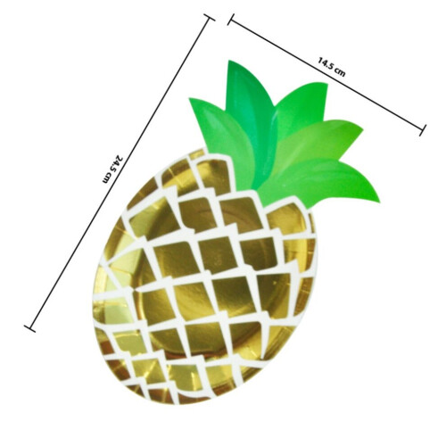 16-teiliges Ananas-Party-Papierset 2
