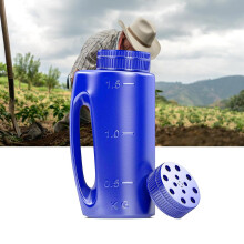Hand Held Spreader 2L Plastic Salt Fertilizer Dispenser 13x9x28cm