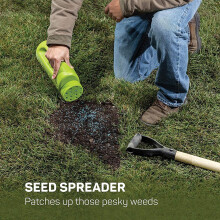 Heavy-Duty Plastic Hand Spreader for Gardens & Deicing Walkways 13x9x28cm