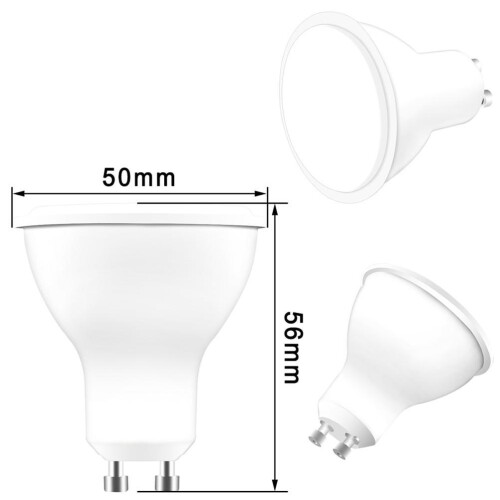 RGBW GU10 3W Colour Changing LED Spotlight with Remote Timer & Memory Function 2