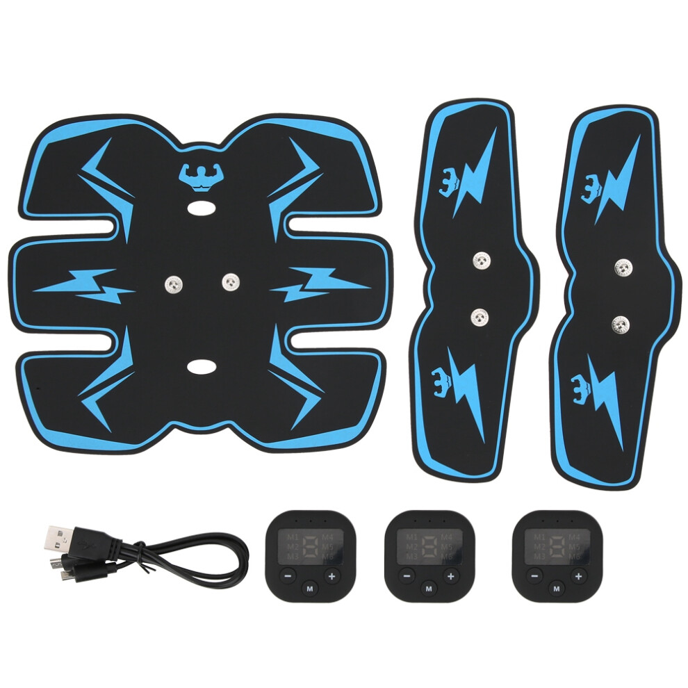 (blue) Digital Display Charging Abdominal Muscle Trainer Sports Equipment-image-OPC-PMXG8RM-NEW