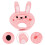 Zachte kattenhalsband, rusthalsband voor katten, polyester, 1 5
