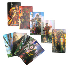 Witch Tarot Cards Deck Hologram Paper Interactive Divination Game 9.8x5.7cm