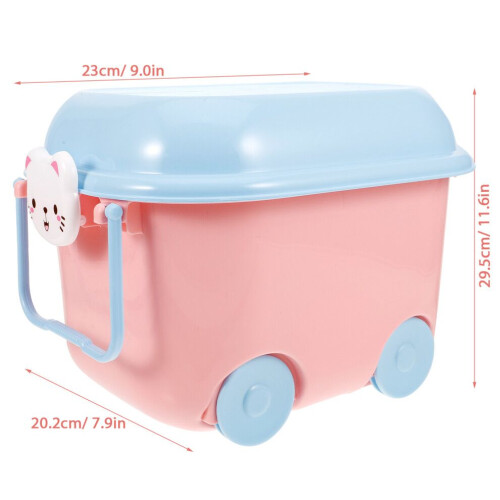 Coffre de rangement pour jouets avec compartiments pour garder le lit bien rangé 1