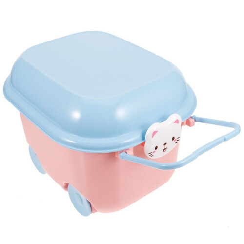 Coffre de rangement pour jouets avec compartiments pour garder le lit bien rangé 2