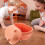 Boîte de rangement empilable à roulettes pour blocs de construction, robuste 4