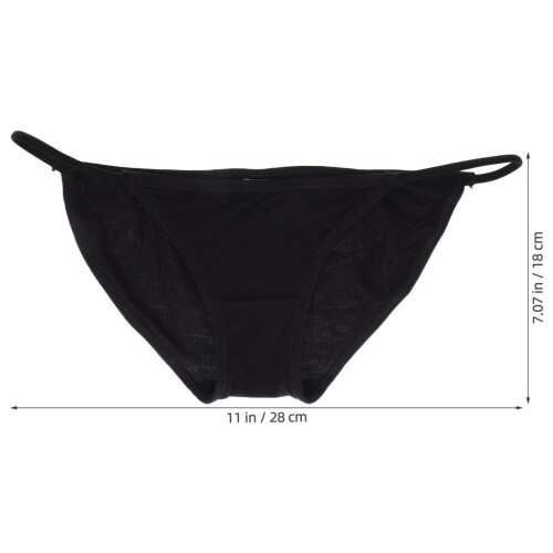 String slip, seamless stretch briefs for dance, yoga, 1