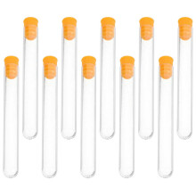 Tapestry Needle Tube Storage Bottle PP 10 pcs