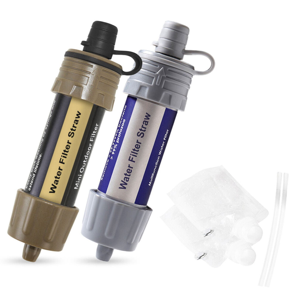 2 PCS Outdoor Water Filter Straw for Camping Travel-image-OPC-PMXGBB8-NEW