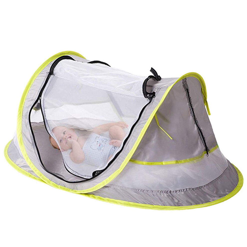 Baby Beach Tent Pop Up UPF 50+ Sun Shelter with Mosquito Net-image-OPC-PMXGBCG-NEW