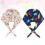 2 bonnets d'infirmière en coton avec ruban ( , ) 5