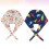 2 bonnets d'infirmière en coton avec ruban ( , ) 2
