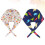 2 bonnets d'infirmière en coton avec ruban ( , ) 3
