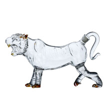 tigerformad vinflaska 1 transparent kreativ