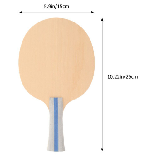 Table tennis racket set with comfortable wood for training 1