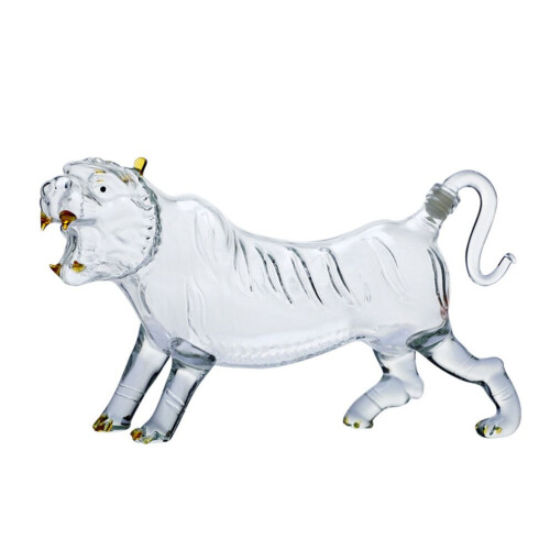 tiger-shaped wine bottle 1 transparent creative 2