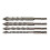 4/5 Piece 150mm Eccentric Drill Bits for-6.8.10.12 Four piece 1