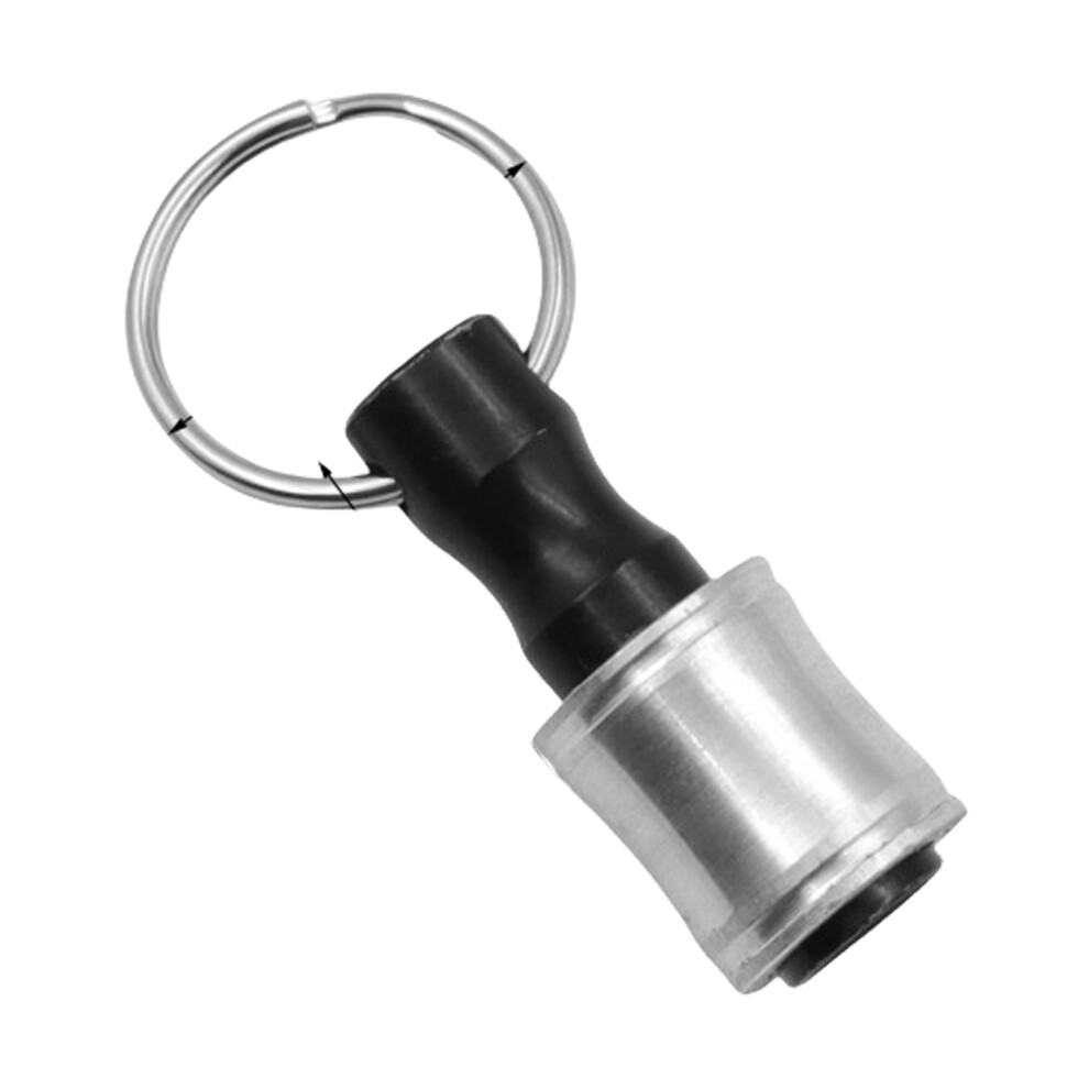 Hex Shank Screwdriver Bit Holder Quick Changes Drill Bit-Silver 7754000322558