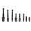 Pack of 12 Impact Prepared Socket Adapters with Hex Shanks Drill 6