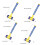 Rubber Hammer Double Face Glazing Window Nylon Hammer-25MM 4