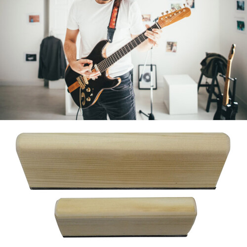 Guitar Fret Leveling File with Wood Handle for String-10cm 2