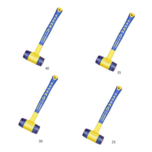 Rubber Hammer Double Face Glazing Window Nylon Hammer-25MM 1