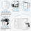 Large Thermostat Shield Cover Box with Key for Temperature 3