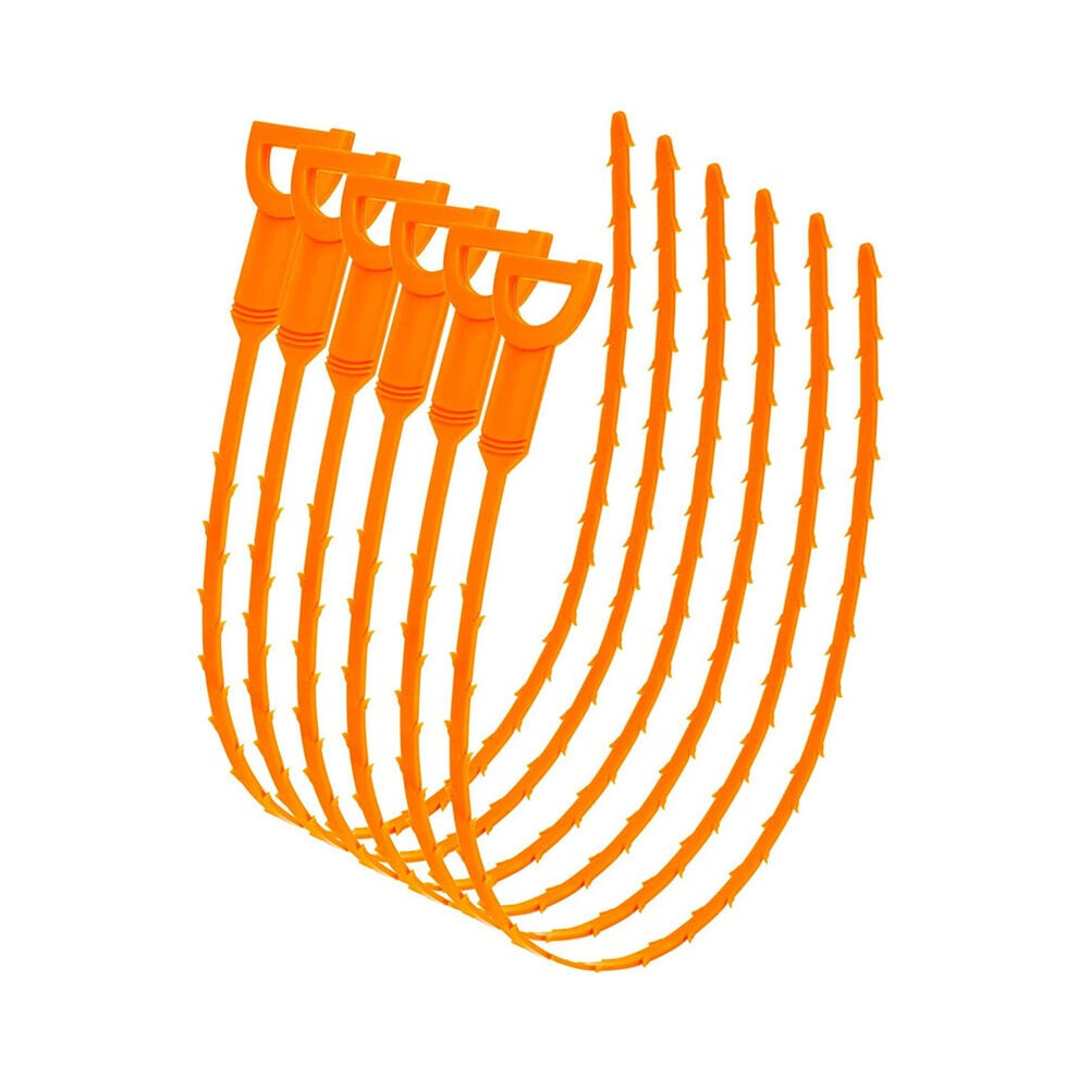 Drain Clog Remover, Economical & Environmental For Cost-Efficient Plumbing, Excellent Length For Deep Clogs (Orange) 9032131315846