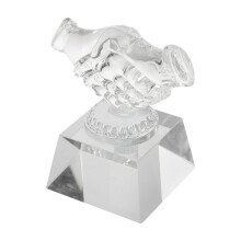 Transparente Kristalltrophäe, Preistrophäe, Accessoire