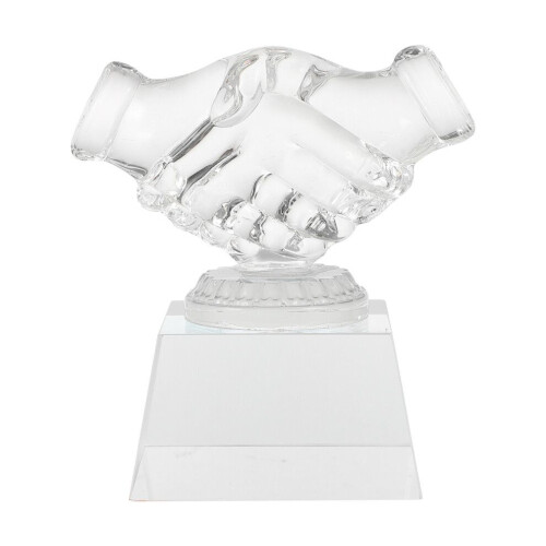Transparante kristallen trofee, prijstrofee, accessoire 2