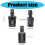 High Quality Impact Swivels Socket Set-One half steel ball 4