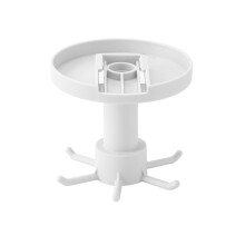 Organizzatore da parete multiuso per utensili da cucina, salvaspazio, porta pentole, ganci girevoli a 360 gradi, porta utensili da cucina girevole