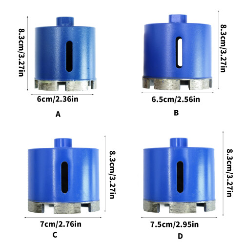 Professional Marble Hole Drill Bit for Precise Cutting in-65mm 2