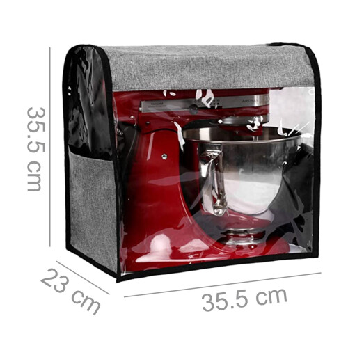 Capa protetora para batedeira com painel frontal transparente, compatível com os modelos KitchenAid de 4,3 e 4,8 litros, capa protetora contra 1