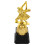 Plastic trofeebeker voor gouden 1