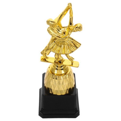 Plastic trofeebeker voor gouden