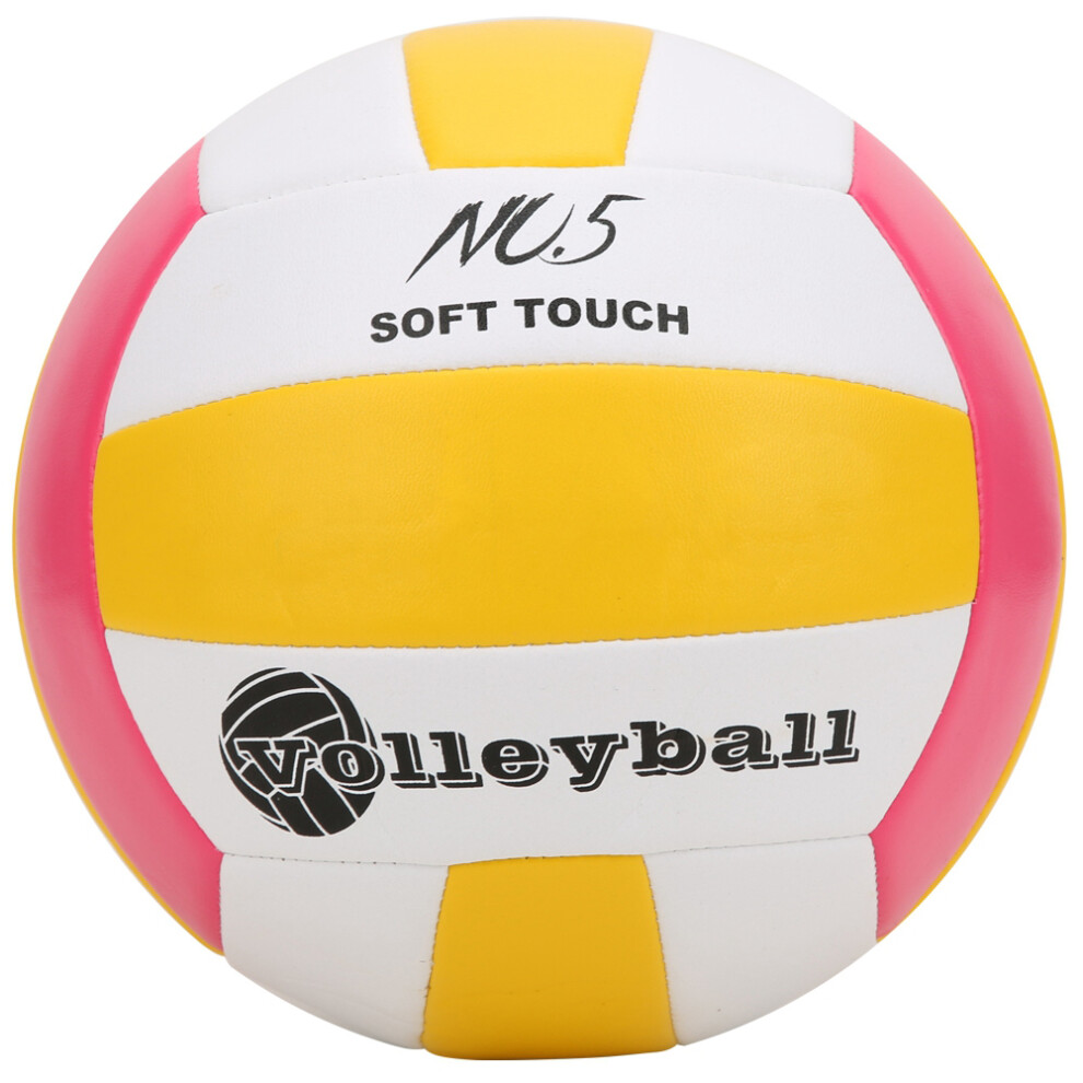 (Pink) LEIJAIER PU Butyl Volleyball Soft Anti Explosion Training Pink-image-OPC-PMXGGFP-NEW