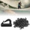 Versatile 120Pcs Black Spinner Snaps for Efficient Fishing Tackle Swap 13