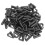 Versatile 120Pcs Black Spinner Snaps for Efficient Fishing Tackle Swap 8