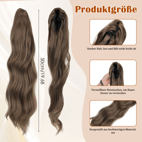 Gorgeous Ponytail Extension Clip Suitable For Any Face Shape 2