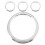 Vibration Reduction Silver 4 2.9x2.9x0.5 inch 1