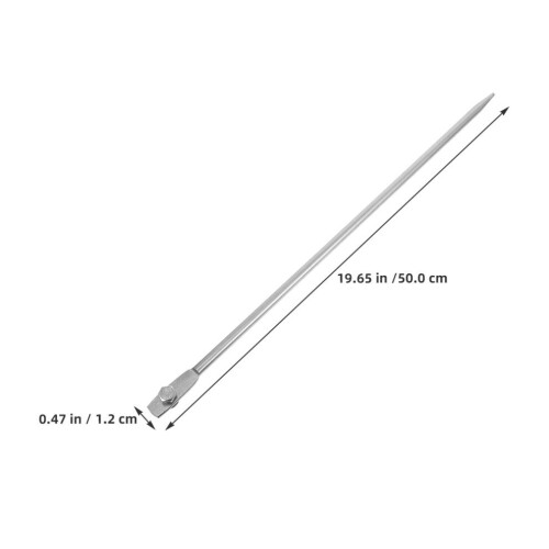 Galvanized grounding rod 19.65 inch with tip for generators 1