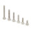 210Pcs M2 Stainless Steel Hex Socket Cap Head Screws Set, Assorted Sizes 4