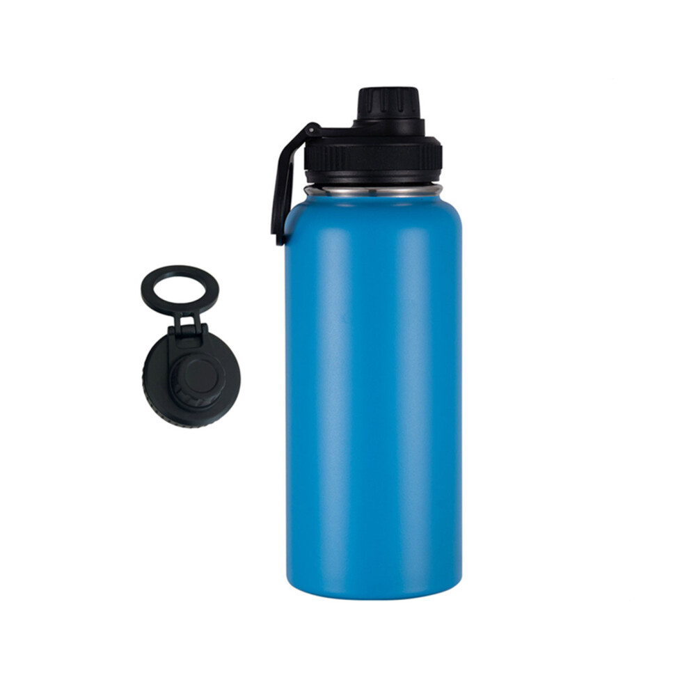 (blue, Direct Drinking) Insulated Water Bottle Portable Size Stylish Leak-proof Lid-image-OPC-PMXGPQX-NEW