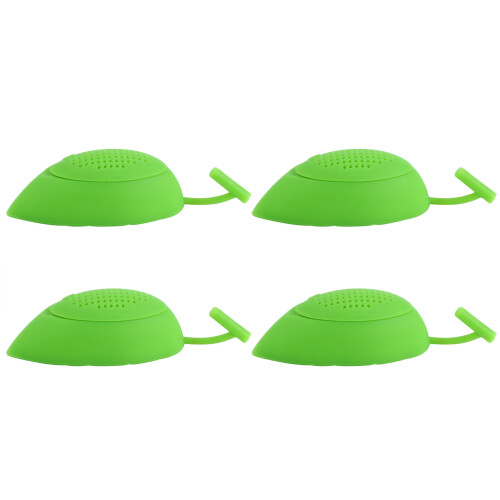 4PCS Silikon Tee-Ei Blatt Tee Sieb für Brau Gerät 1