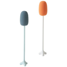 2 borsthandtag, långt handtag, tidsbesparande, för baby