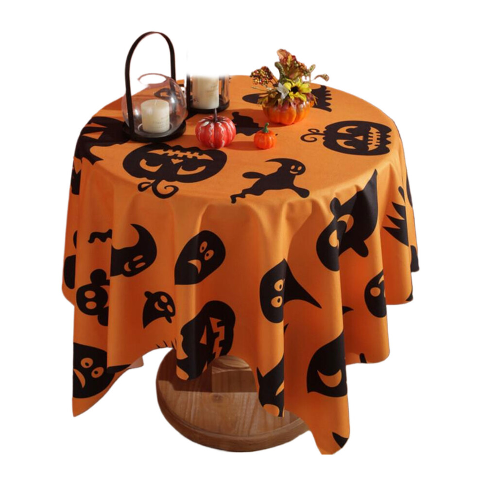 (type2, 140x140CM) Eye-catching Pumpkin Tablecloth Add Personalized Touch To Home Decor-image-OPC-PMXGSW5-NEW