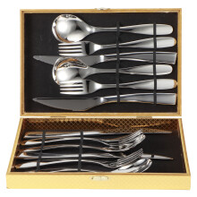 304 Edelstahl Messer Gabeln Löffel Kit Besteck Set