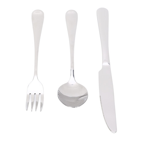 304 Edelstahl Messer Gabeln Löffel Kit Besteck Set 2