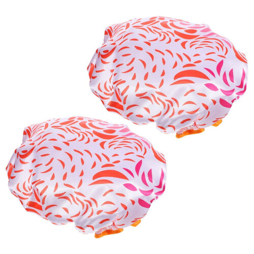 Gorro de ducha lavable Satén Multicolor 2